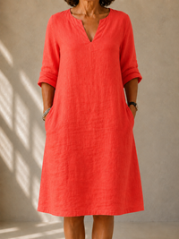 LIORA LONDON | FLOWY STRAIGHT-CUT DRESS MARGOT