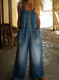 Ruth | Vintage Washed Denim Overalls
