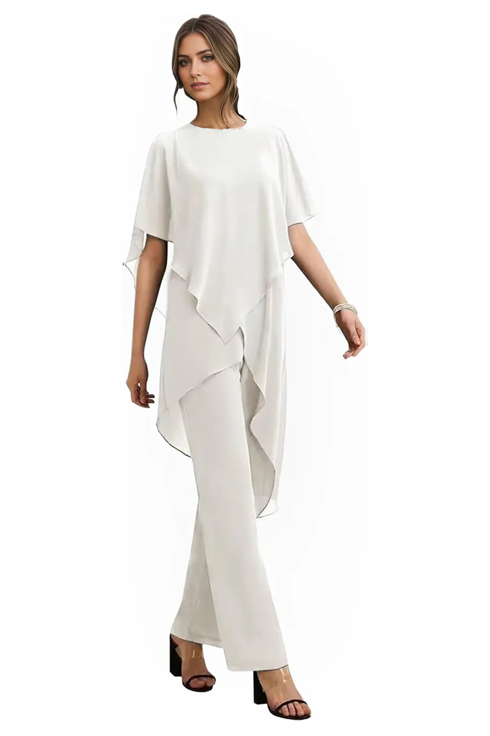 Julianne | Flowing Chiffon Trouser Set