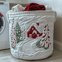 Gabriella | Hand-Quilted Laundry Basket