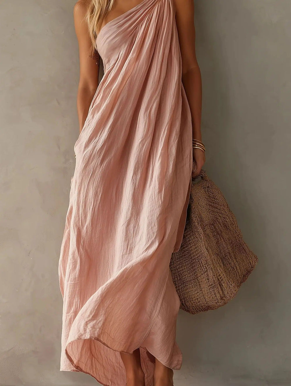 Adriana Asymmetrical Maxi Dress
