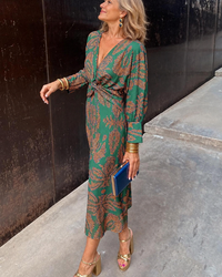 Dora™ | Printed Midi Dress