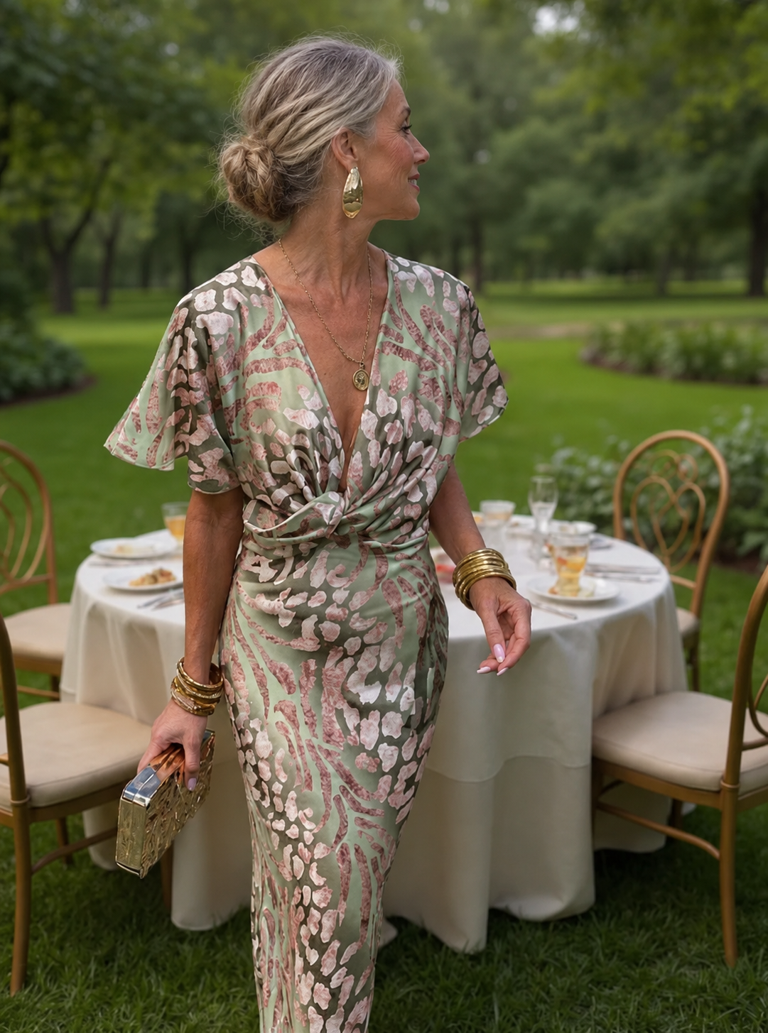 higinia outfit on a mature model