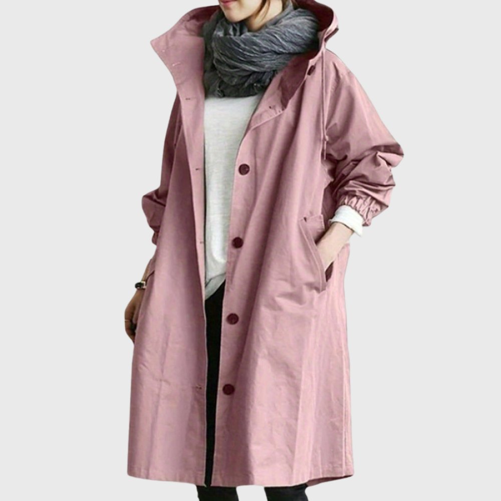 Ruth | Long Hooded Relaxed Trench Coat