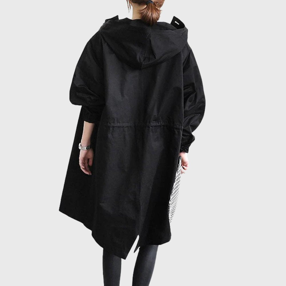 Ruth | Long Hooded Relaxed Trench Coat