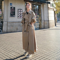 Kay | Oversized Double-Breasted Maxi Trench Coat
