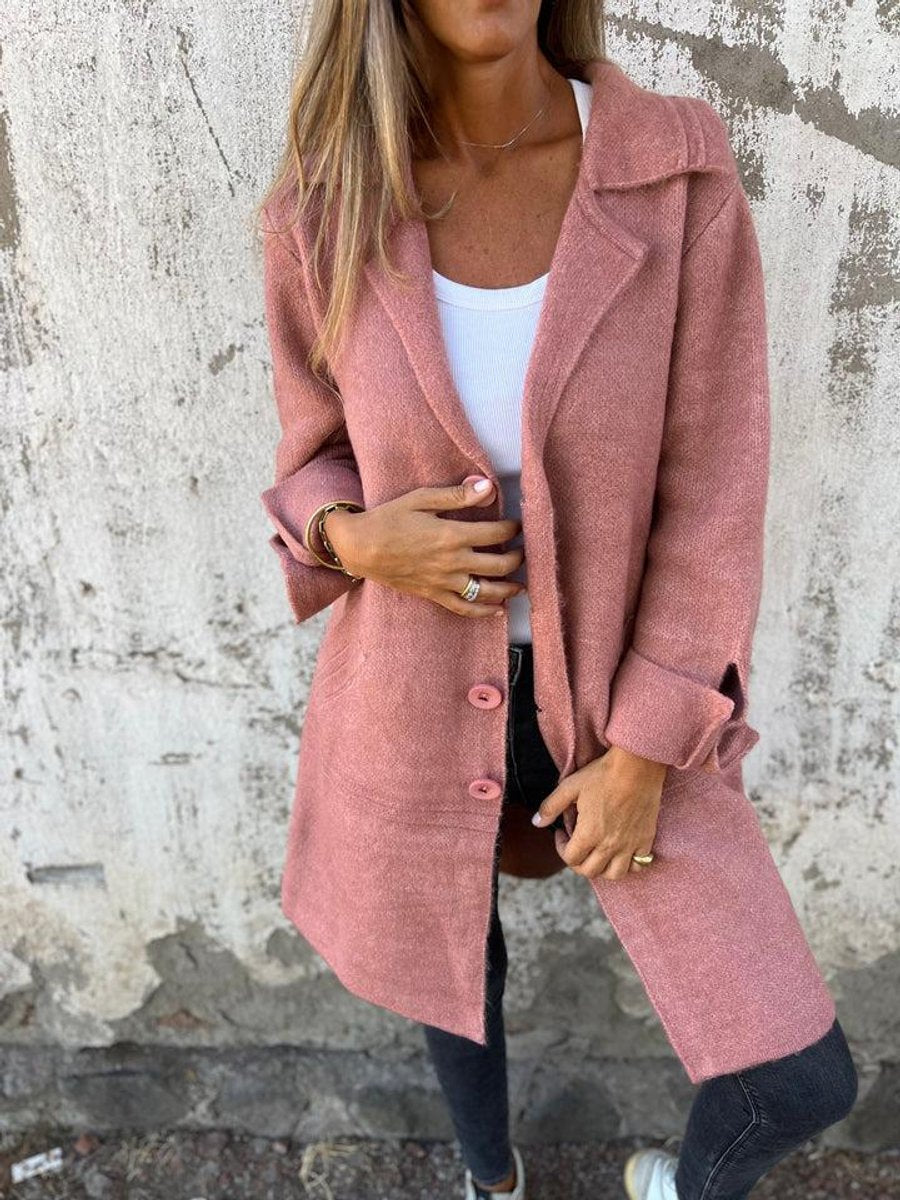 Lucille | Soft Long Coat with Lapels