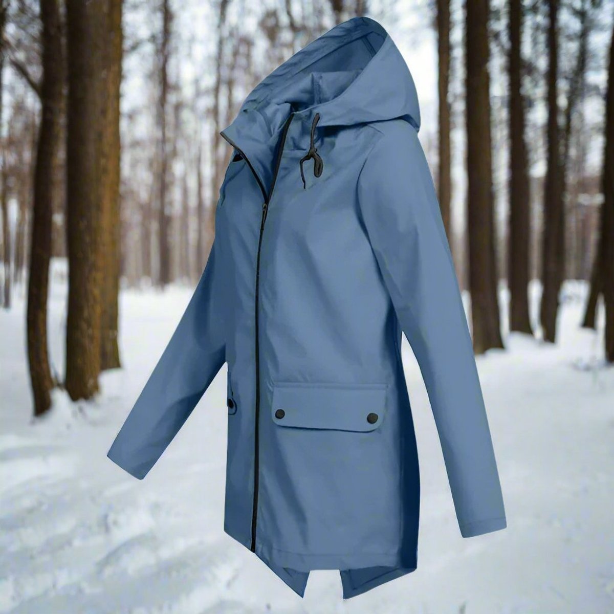 Lorraine | Longline Hooded Raincoat
